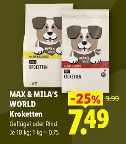 Lidl Max & Mila's World Kroketten Angebot