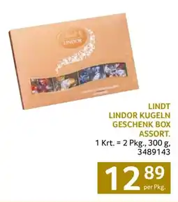Transgourmet Lindt lindor kugeln geschenk box assort. Angebot