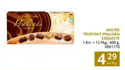 Transgourmet Maitre Truffout Pralinen Exquisite Angebot