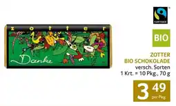 Transgourmet Zotter Bio Schokolade Angebot