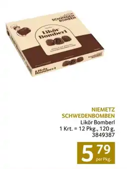 Transgourmet Niemetz Schwedenbomben Likör Bomberl Angebot