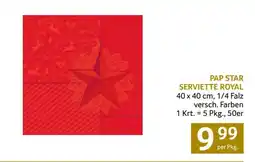 Transgourmet Pap Star Serviette Royal Angebot