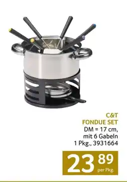 Transgourmet C&T Fondue Set Angebot