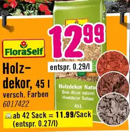 Hornbach FloraSelf Holzdekor Angebot