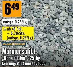Hornbach Flair Stone Marmorsplitt „Donau-Blau“ Angebot