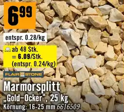 Hornbach Flair Stone Marmorsplitt „Gold-Ocker“ Angebot