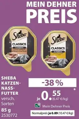 Dehner Sheba Katzen-Nassfutter Angebot