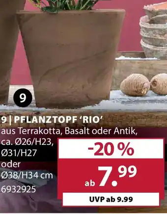 Pflanztopf 'rio'