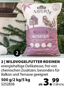 Dehner Dehner natura wildvogelfutter rosinen Angebot