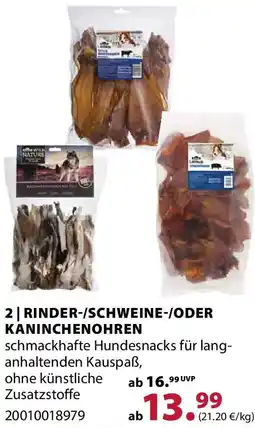Dehner Rinder-/schweine-/oder kaninchenohren Angebot