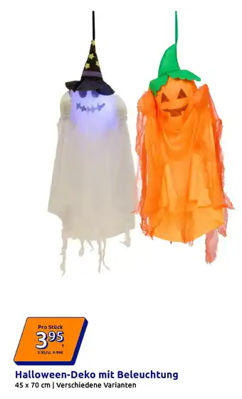 Halloween-Deko mit Beleuchtung
