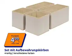 Action Set mit Aufbewahrungskörben Angebot