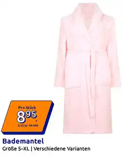 Action Bademantel Angebot