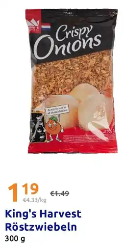 Action King's Harvest Röstzwiebeln Angebot