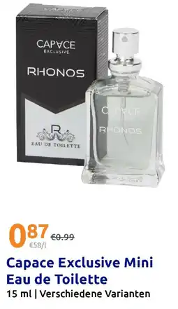 Action Capace Exclusive Mini Eau de Toilette Angebot