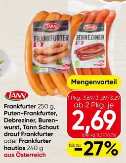 Spar Tann Frankfurter Angebot