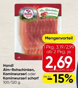 Spar Handl Alm-Rohschinken Angebot