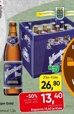 Spar Wieselburger Bier Gold Angebot