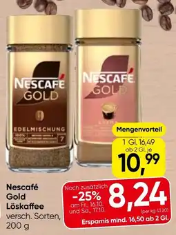 Spar Nescafé Gold Löskaffee Angebot