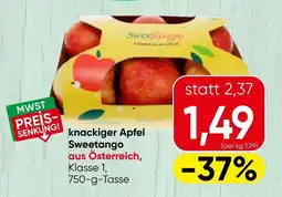 Spar knackiger Apfel Sweetango Angebot