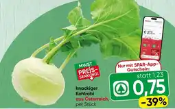 Spar knackiger Kohlrabi aus Österreich Angebot