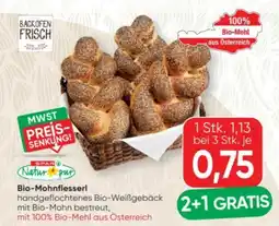 SPAR Gourmet Spar Natur pur Bio-Mohnflesserl Angebot