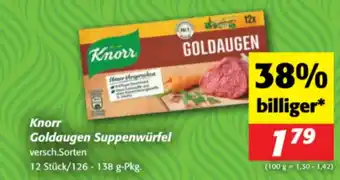 Knorr Goldaugen Suppenwürfel