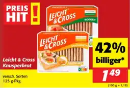 Nah&Frisch Leicht & Cross Knusperbrot Angebot