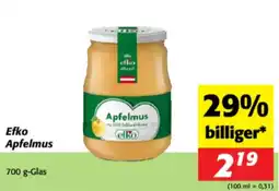 Nah&Frisch Efko Apfelmus Angebot