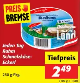 Nah&Frisch Jeden Tag Rahm Schmelzkäse-Eckerl Angebot