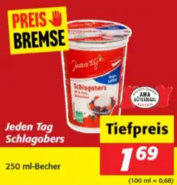 Nah&Frisch Jeden Tag Schlagobers Angebot