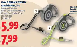 Lidl MAX & MILA'S WORLD Ausziehleine, 5 m Angebot