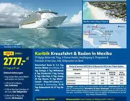 Lidl Reisen Karibik Kreuzfahrt & Baden in Mexiko Angebot