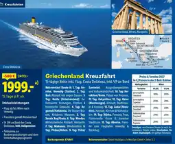 Lidl Reisen Griechenland Kreuzfahrt Angebot