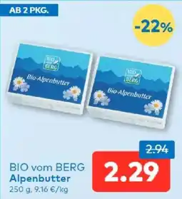 T&G BIO vom BERG Alpenbutter Angebot