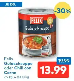 T&G Felix Gulaschsuppe Angebot