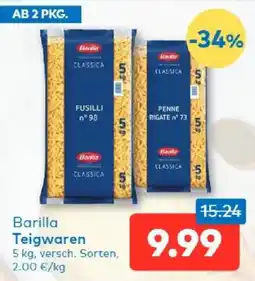 T&G Barilla Teigwaren Angebot