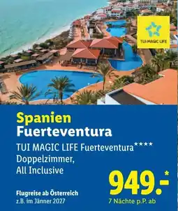 Lidl Reisen Spanien Fuerteventura Angebot