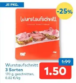 T&G Wurstaufschnitt Angebot