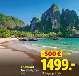 Lidl Reisen Thailand Inselhüpfen Angebot