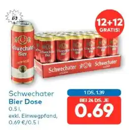 T&G Schwechater Bier Dose Angebot