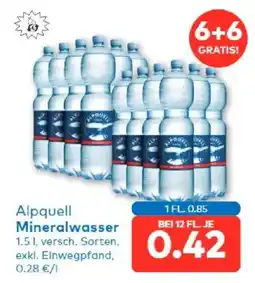 T&G Alpquell Mineralwasser Angebot