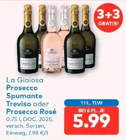 T&G La Gioiosa Prosecco Spumante Angebot