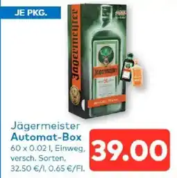 T&G Jägermeister Automat-Box Angebot