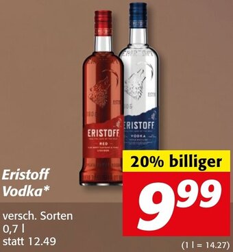 Strasser Markt Eristoff Vodka Angebot