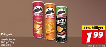 Strasser Markt Pringles 180g/200g Angebot