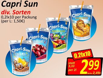 Wurstico Capri Sun Angebot