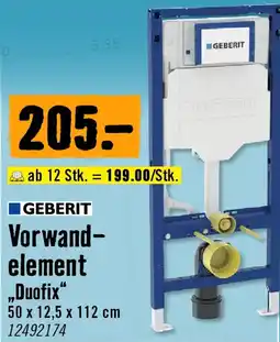 Hornbach GEBERIT Vorwandelement „Duofix" Angebot