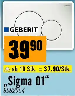 Hornbach GEBERIT „Sigma 01" Angebot