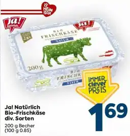 Billa Ja! Natürlich Bio-Frischkäse Angebot